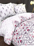 The White Moss DC London Double Bed 100% Cotton bedsheet with 2 pillow covers